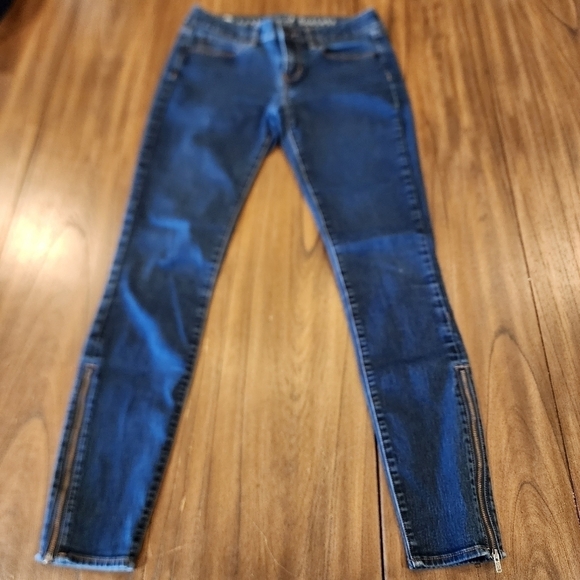 articles of society zipper ankle low rise blue skinny jeans 26 - Picture 14 of 14